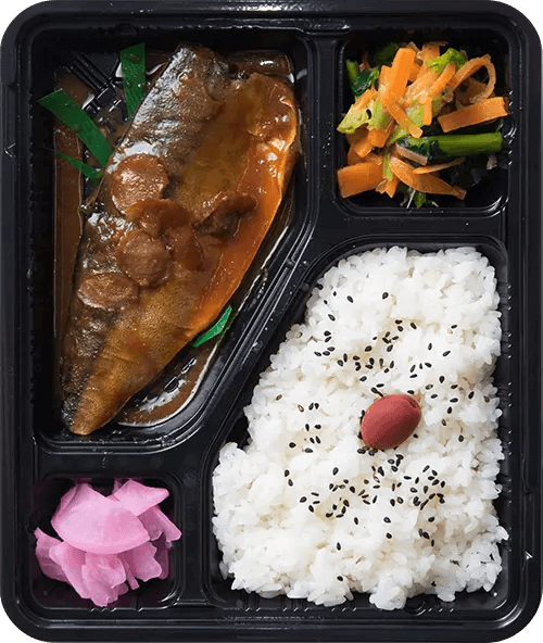 鯖の味噌煮弁当